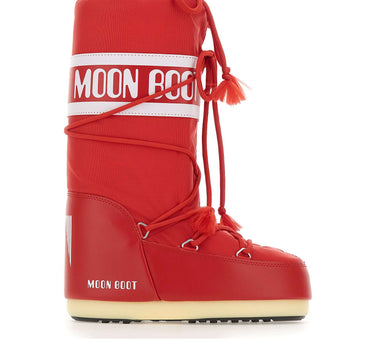 MOON BOOT Stivali "Icon nylon" RED Donna 
