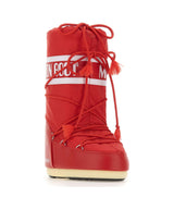 MOON BOOT Stivali "Icon nylon" RED Donna 