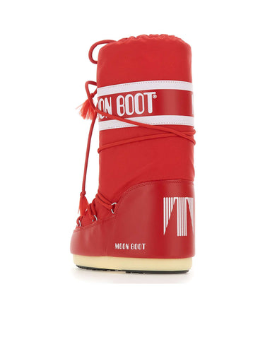 MOON BOOT Stivali "Icon nylon" RED Donna 