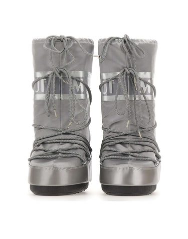 MOON BOOT Stivali "Icon glance" SILVER Donna 