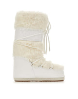 MOON BOOT Stivali "Icon Faux Fur" WHITE Donna 
