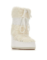 MOON BOOT Stivali "Icon Faux Fur" WHITE Donna 