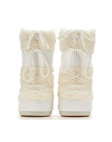 MOON BOOT Stivali "Icon Faux Fur" WHITE Donna 