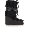 MOON BOOT Stivali "Icon Faux Fur" BLACK Donna 
