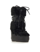 MOON BOOT Stivali "Icon Faux Fur" BLACK Donna 
