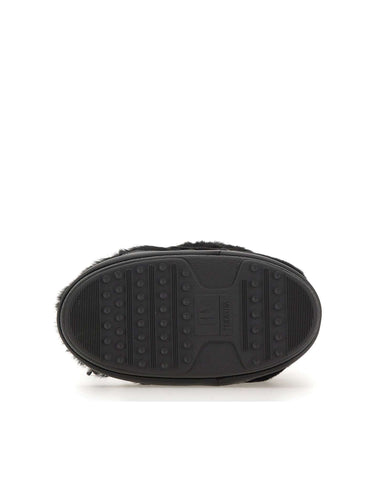 MOON BOOT Stivali "Icon Faux Fur" BLACK Donna 