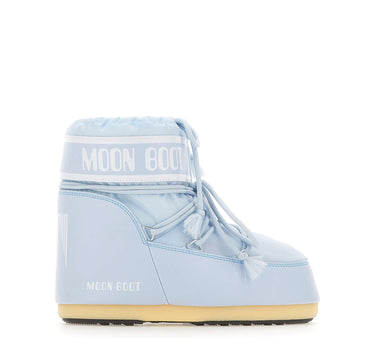 MOON BOOT Stivali "Icon Low Nylon" Light Blue Unisex 