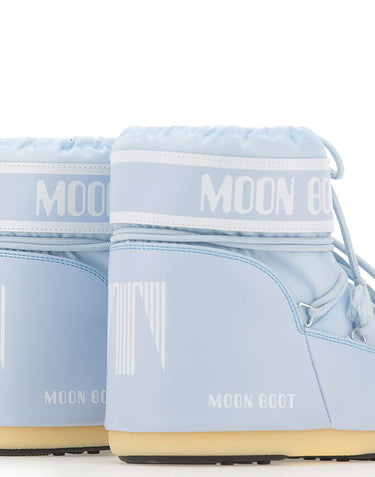 MOON BOOT Stivali "Icon Low Nylon" Light Blue Unisex 