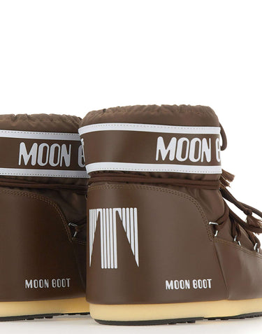 MOON BOOT Stivali "Icon Low Nylon" BROWN Unisex 