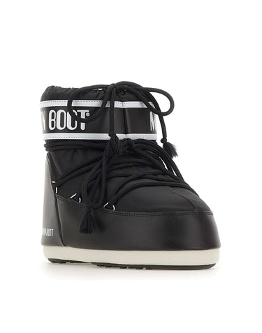 MOON BOOT Stivali "Icon Low Nylon" BLACK Unisex 
