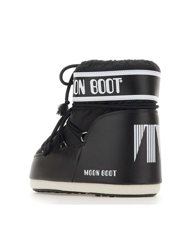 MOON BOOT Stivali "Icon Low Nylon" BLACK Unisex 