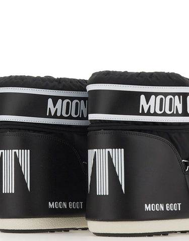 MOON BOOT Stivali "Icon Low Nylon" BLACK Unisex 