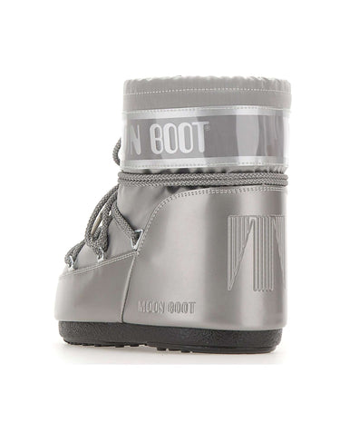 MOON BOOT Stivali "Icon low glance" SILVER Donna 