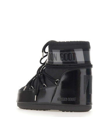 MOON BOOT Stivali "Icon Low Glance" BLACK Donna 