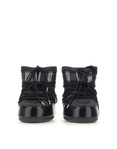 MOON BOOT Stivali "Icon Low Glance" BLACK Donna 