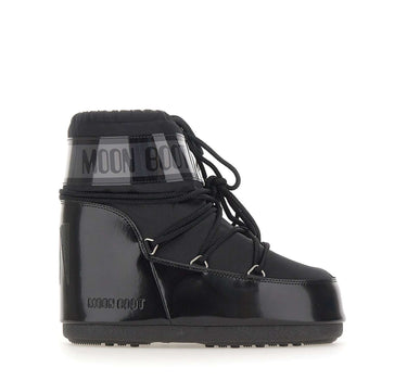 MOON BOOT Stivali "Icon Low Glance" BLACK Donna 