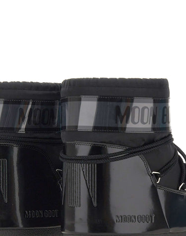 MOON BOOT Stivali "Icon Low Glance" BLACK Donna 