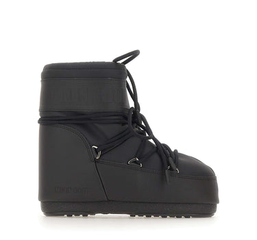 MOON BOOT Stivali "Icon Low Rubber" BLACK Donna 