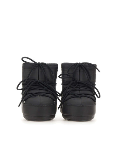 MOON BOOT Stivali "Icon Low Rubber" BLACK Donna 