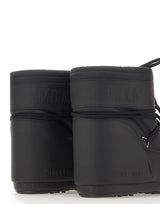 MOON BOOT Stivali "Icon Low Rubber" BLACK Donna 