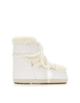 MOON BOOT Stivali "Icon Low Faux Fur" WHITE Unisex 