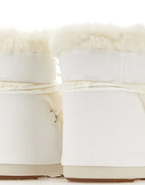 MOON BOOT Stivali "Icon Low Faux Fur" WHITE Unisex 