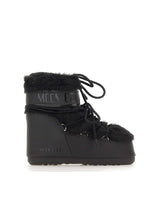 MOON BOOT Stivali "Icon Low Faux Fur" BLACK Unisex 