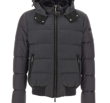 MOORER Piumino "Wright" GREY Uomo 