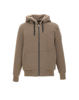 MOOSE KNUCKLES Felpa "Classic Bunny" BROWN Uomo 