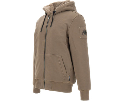 MOOSE KNUCKLES Felpa "Classic Bunny" BROWN Uomo 