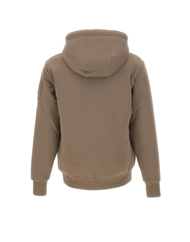 MOOSE KNUCKLES Felpa "Classic Bunny" BROWN Uomo 