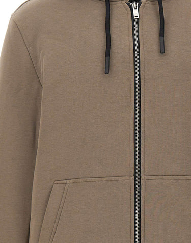 MOOSE KNUCKLES Felpa "Classic Bunny" BROWN Uomo 