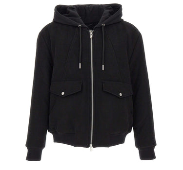 MOOSE KNUCKLES Bomber "Ellington" BLACK Uomo 