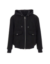 MOOSE KNUCKLES Bomber "Ellington" BLACK Uomo 