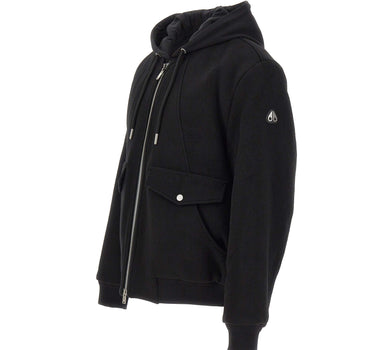 MOOSE KNUCKLES Bomber "Ellington" BLACK Uomo 