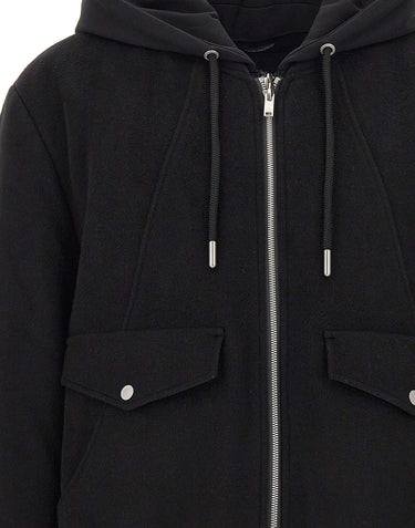 MOOSE KNUCKLES Bomber "Ellington" BLACK Uomo 