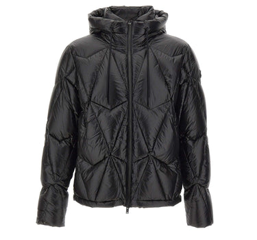 MOOSE KNUCKLES "Iceberg Quilt Down Puffer" BLACK Uomo 