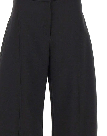 NISSA Pantaloni in misto lana BLACK Donna 