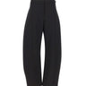 NISSA Pantaloni in misto lana BLACK Donna 