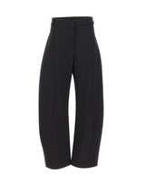 NISSA Pantaloni in misto lana BLACK Donna 
