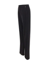 NISSA Pantaloni a gamba dritta BLACK Donna 