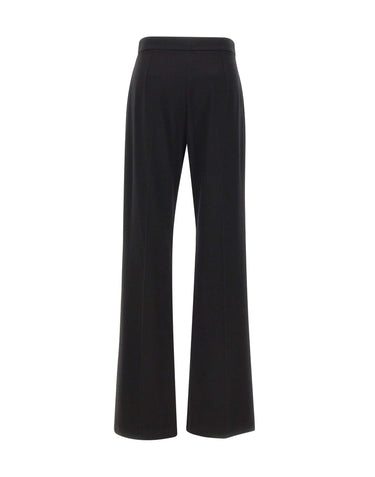NISSA Pantaloni a gamba dritta BLACK Donna 