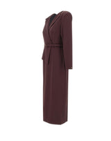 NISSA Abito midi con cintura PURPLE Donna 