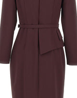NISSA Abito midi con cintura PURPLE Donna 