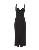 NISSA Abito con scollo a cuore BLACK Donna 