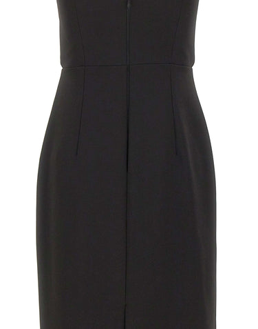NISSA Abito con scollo a cuore BLACK Donna 