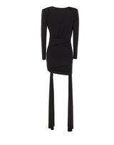 NISSA Mini abito con scollo a V BLACK Donna 