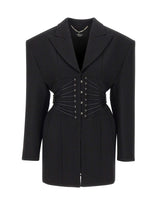NISSA Blazer strutturato con lacci BLACK Donna 