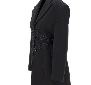 NISSA Blazer strutturato con lacci BLACK Donna 