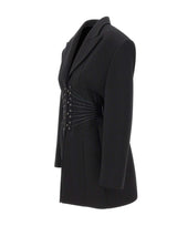 NISSA Blazer strutturato con lacci BLACK Donna 